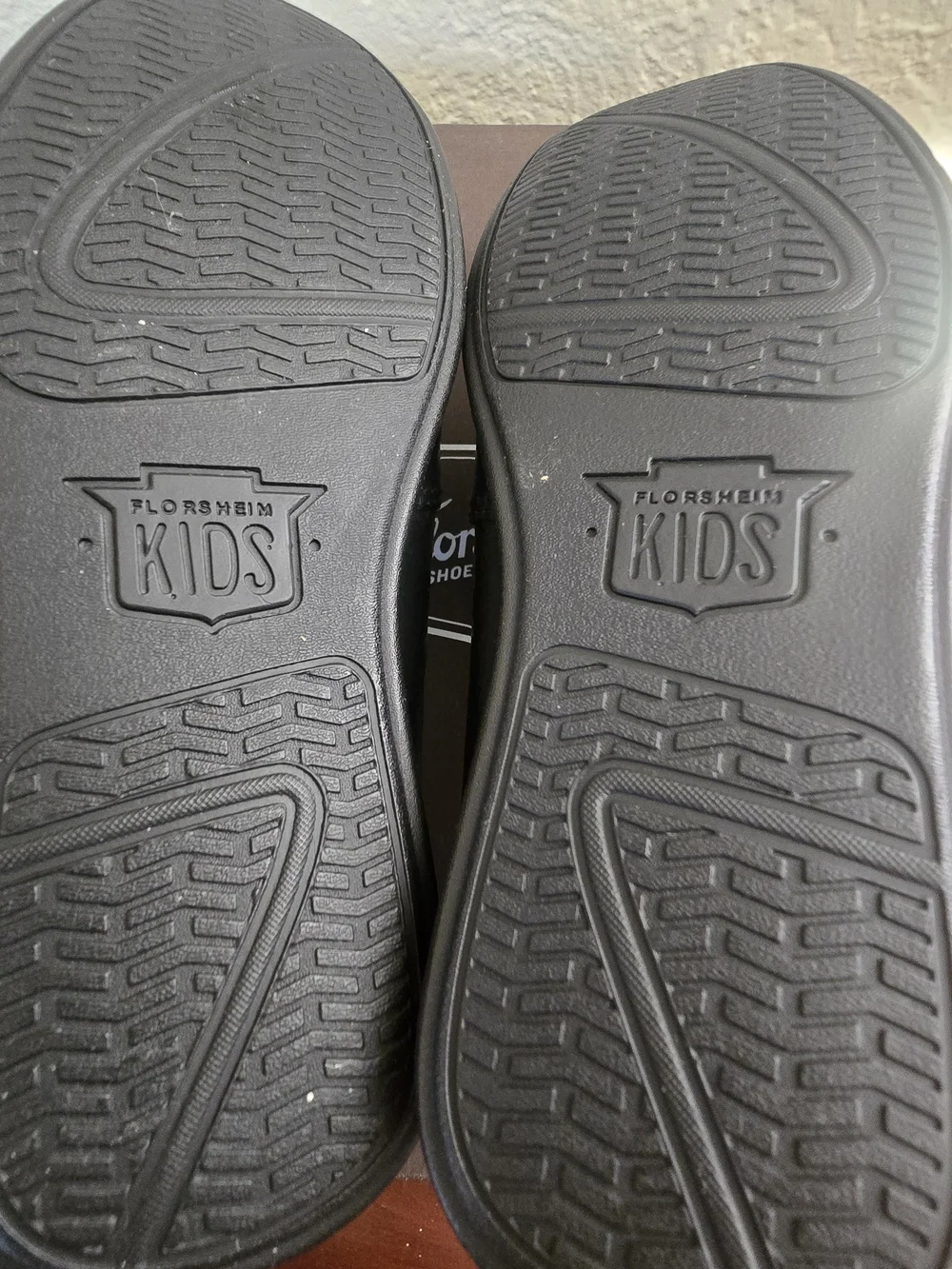 NWT Florsheim Kids Jasper Driver Jr Leather Penny Loafers Black Size 1.5M NWB
